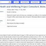Consultant en santé mentale et bien-être au travail (ONU)
