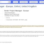 Chef de Projet Senior – Agriculture Durable Europe