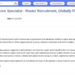 Spécialiste WASH d&rsquo;Urgence – Recrutement pour Vivier Mondial