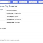 Ingénieur Civil – Projets d&rsquo;Infrastructure – Panama