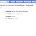 Chargé de portefeuille – Missions thématiques (Copenhague)