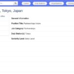Stagiaire Partenariats Stratégiques – Bureau de Tokyo