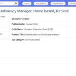Responsable Communication et Plaidoyer (H/F) – Télétravail