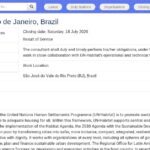 Responsable Local – Projet Résilience Urbaine (Rio)