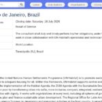 Responsable Local – Projet Résilience Urbaine (Rio)