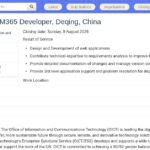 Développeur SharePoint Online/M365 – ONU, Deqing