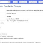 Chargé(e) de Programme – Gambela, Éthiopie