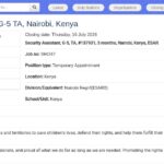 Assistant(e) Sécurité – UNICEF Nairobi