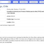 Consultant en Finances Publiques pour l&rsquo;Enfance (PF4C) – LTA