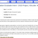 Stagiaire en Suivi & Évaluation – Projet DGD