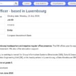 Ingénieur Data Warehouse – Luxembourg