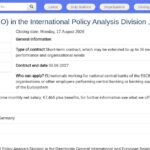 Économiste – Analyse des politiques internationales (H/F)
