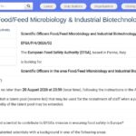 Scientific Officer – Microbiologie Alimentaire &