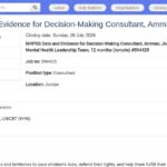 Consultant en données MHPSS pour la prise de décision