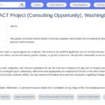 Consultant·e MEAL pour le Projet ACT à Washington