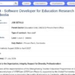 Software Developer – Education Research Database Platform