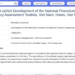 National Consultant for Medical Competency Assessment,