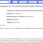 Senior Evaluator for GEF Terminal Evaluation in Serbia