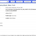 Consultant en communication – UNICEF (New York, télétravail)