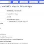 Chauffeur GS2 – FTA – UNFPA Maputo