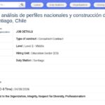 Consultant analyse profils nationaux et clusters LLECE