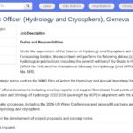 Chargé scientifique adjoint (Hydrologie et Cryosphère)