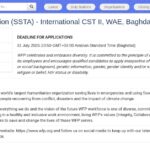 Senior Strategic Technical Advisor – Social Protection MIS