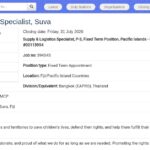 Supply & Logistics Specialist – Pacific MCO