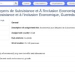 Assistant(e) aux Moyens de Subsistance et Inclusion