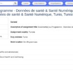 Assistant(e) au Programme – Données de Santé & Numérique