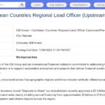 Regional Lead Officer – Caribbean (Upstream/Pre-Investment)