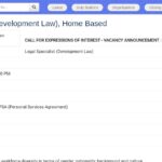 Juriste en Droit du Développement – Télétravail