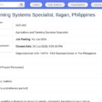 Spécialiste Agriculture et Systèmes Agricoles – Philippines