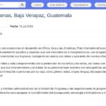 Assistant(e) de Programmes – Baja Verapaz, Guatemala