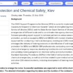 Consultant en protection civile et sécurité chimique