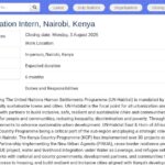Stagiaire en Suivi et Évaluation – Programme Kenya,