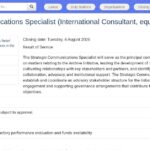 Strategic Communications Specialist – UNRWA Archive