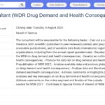 Consultant – Drug Demand & Health (World Drug Report 2027)