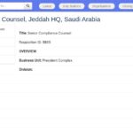 Senior Compliance Counsel – IsDB Jeddah, Arabie Saoudite