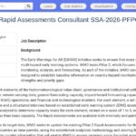 Consultant·e en évaluations rapides EW4All – Remote