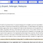 Expert en Réglementation des Pesticides – ASEAN