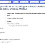 Expert TFGBV Justice Sector Consultant – Moldova