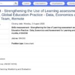 Consultant·e en mesure des apprentissages et compétences