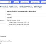 Assistant Administratif et Financier – Région de