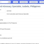 Spécialiste en Communication et Plaidoyer – FAO Philippines