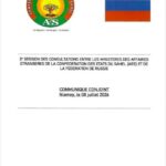 AES et Russie : deuxième round de consultations diplomatiques