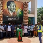 Encadreurs pédagogiques du Zondoma au Mémorial Sankara