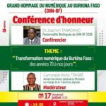 Transformation numérique du Burkina Faso, conférence le 17 juillet 2026