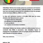 Mali : les FAMa poursuivent les opérations contre les groupes armés