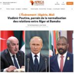 La Russie engage une médiation entre l&rsquo;Algérie et le Mali